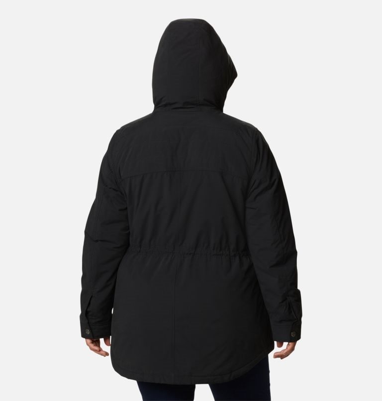 Women's Columbia Chatfield Hill Jackets Black | Plus Size CA-J4C3L